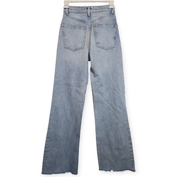 Zara Stonewashed Distressed High Waisted High Rise Jeans Size 4 - Picture 2 of 8